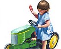 Kid on Tractor